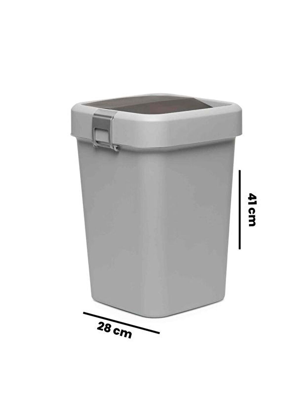 Comfort Dust Bin Gri Mutfak Çöp Kovası - 18 lt-4