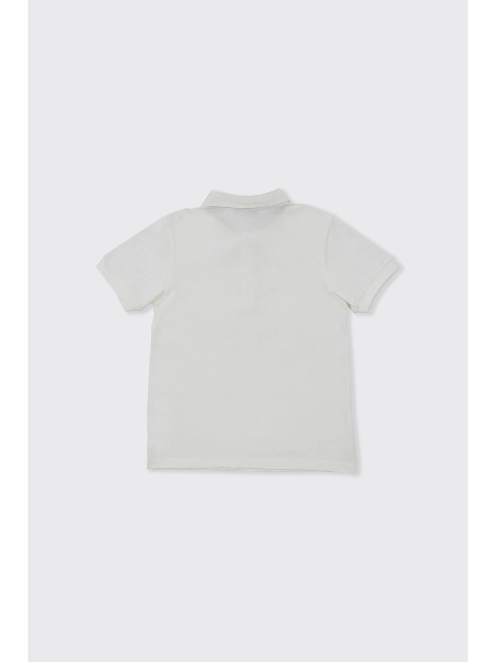 Erkek Çocuk Kısa Kollu Ekru Polo Yaka Tişört-1
