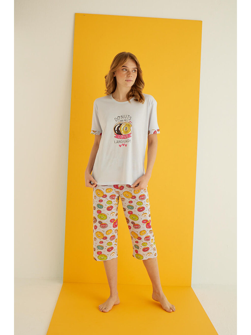 Mavi Viskon Kapri Takım 7043-3-1