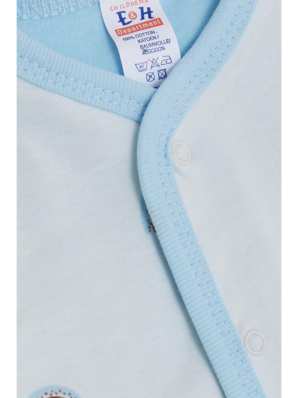 Erkek Bebek Hastane Çıkışı 8 li  Desenli Beyaz (3 Ay)-6