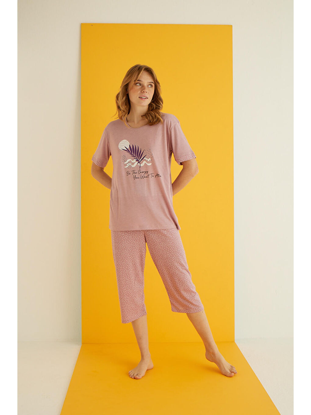 Pembe Viskon Kapri Takım 7043-12