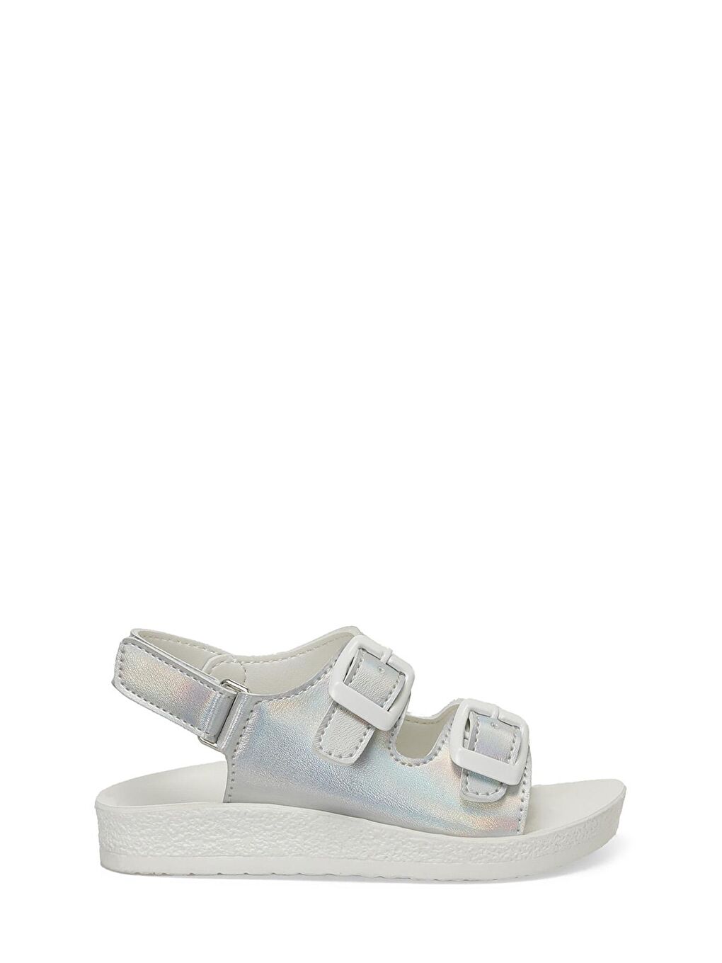 Gri GUMY.P4FX Gümüş Kız Çocuk Sandalet