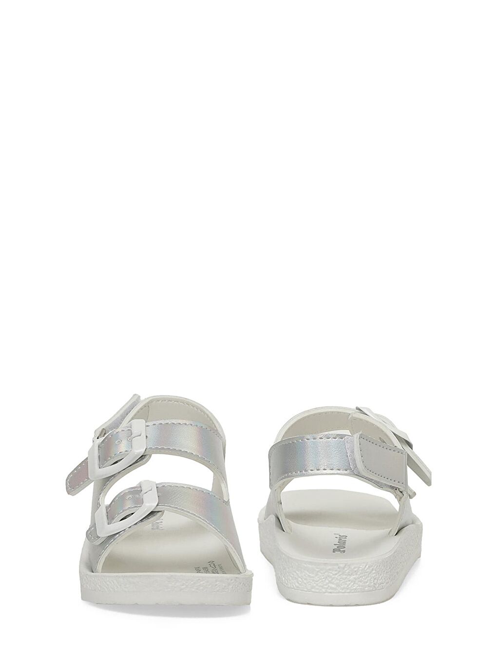 Gri GUMY.P4FX Gümüş Kız Çocuk Sandalet-4