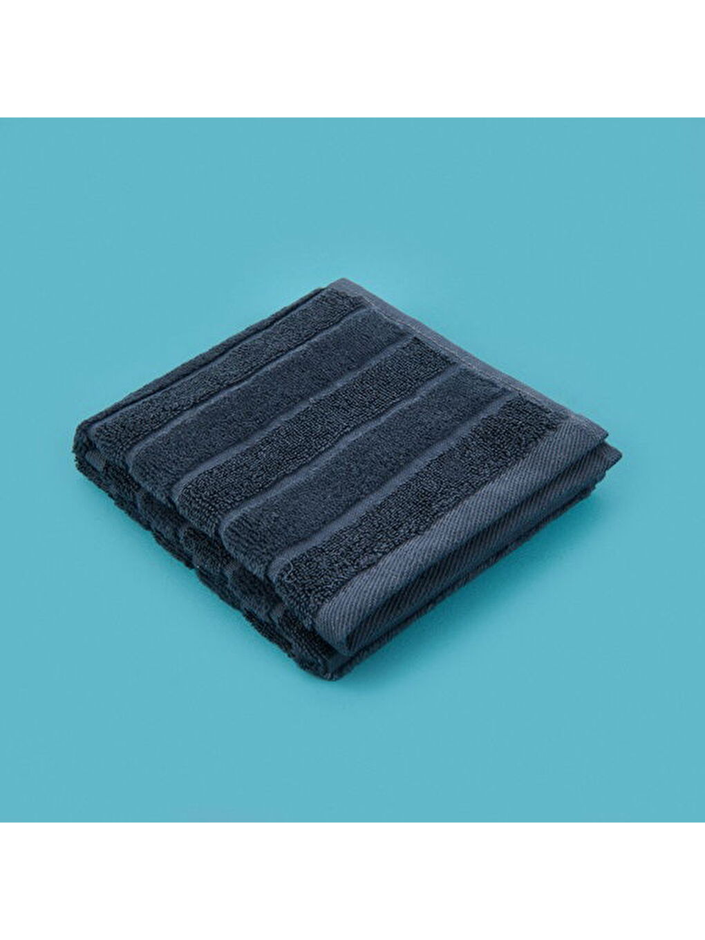 Soft Kadife El Havlusu - Antrasit - 30x50 cm-2