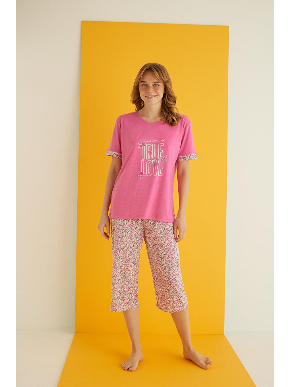 Pembe Viskon Kapri Takım 7043-1-1