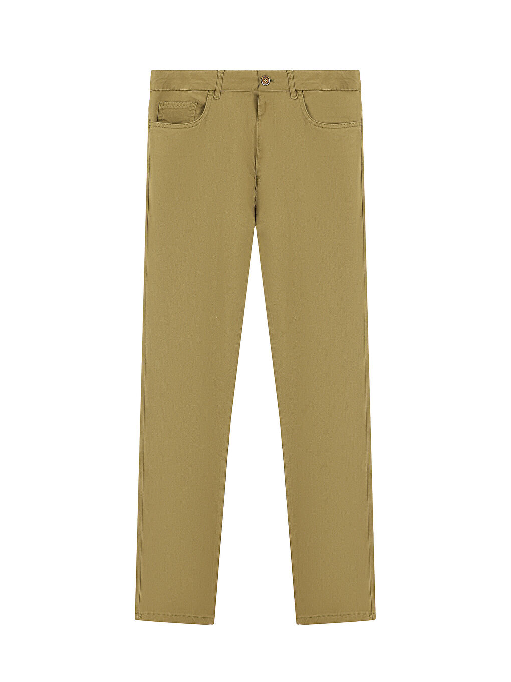 Bej Regular Fit Elastanlı Kanvas / Chino Pantolon-6