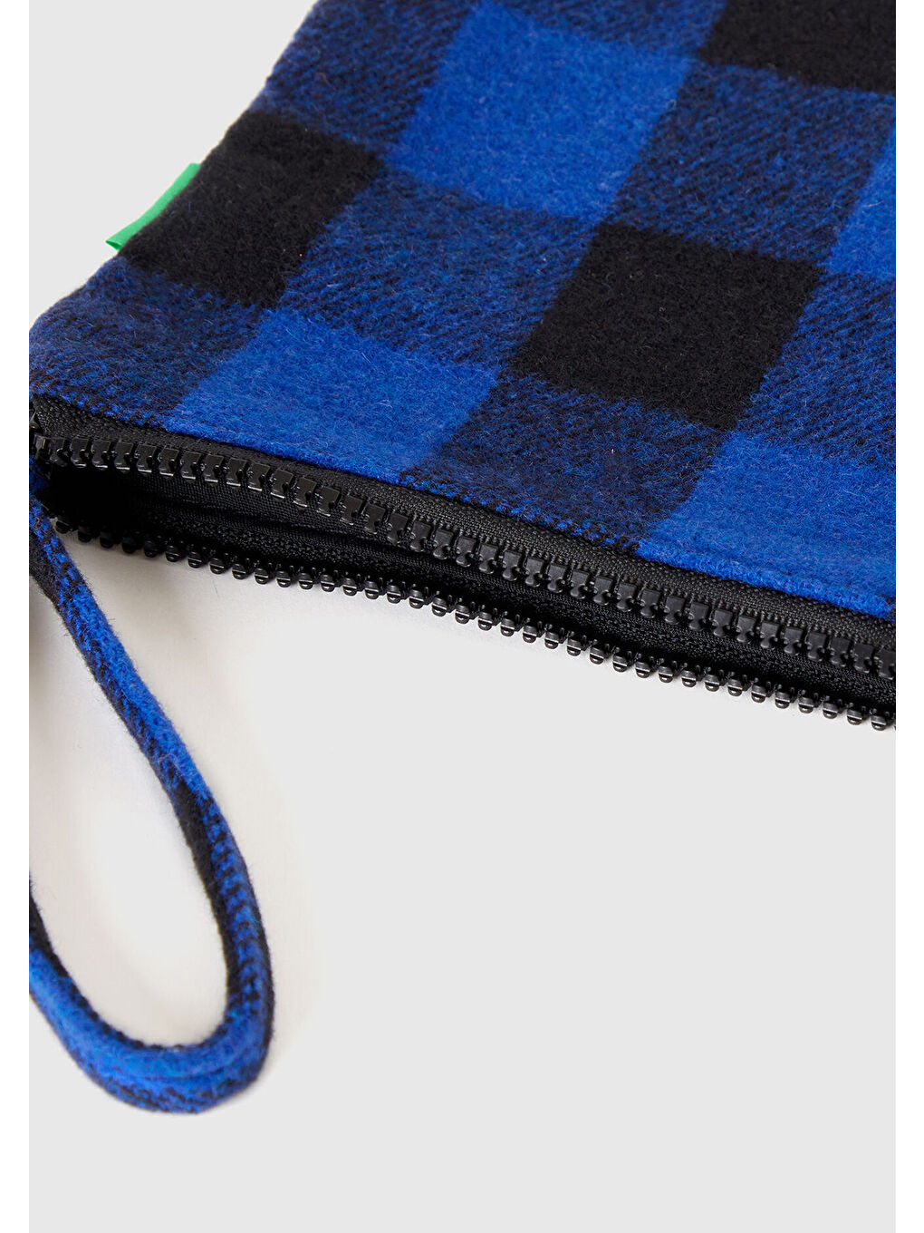 Unisex Mavi Ekoseli Cüzdan-2