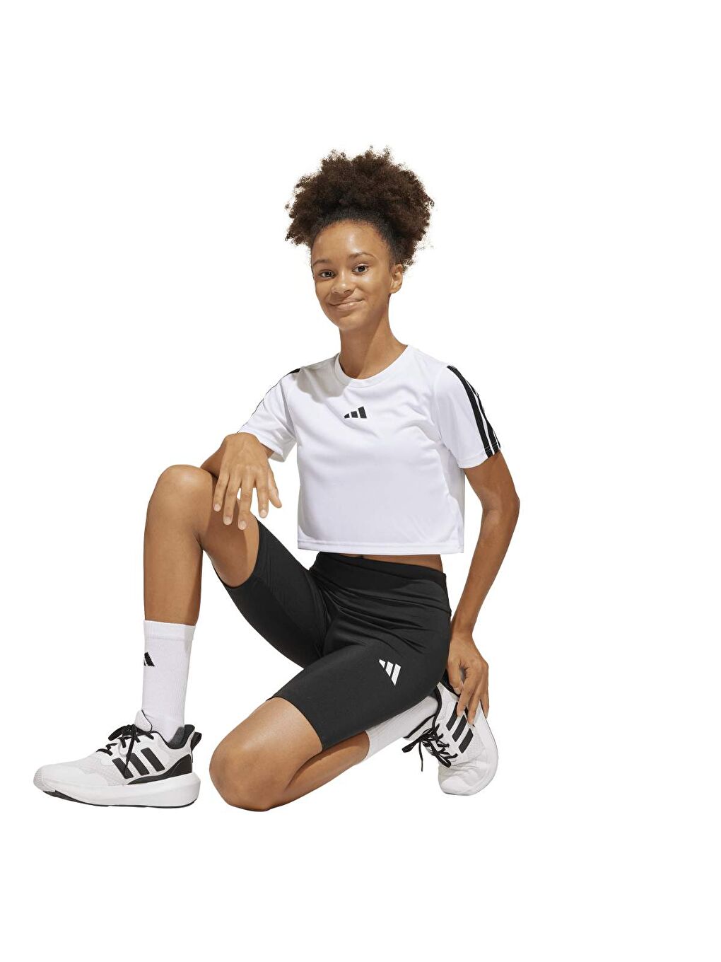 Karışık Training Essentials 3 Stripes Çocuk Eşofman Takımı-4