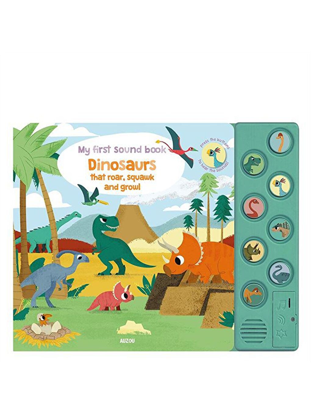 Auzou Karışık My First Sound Book - Dinosaurs