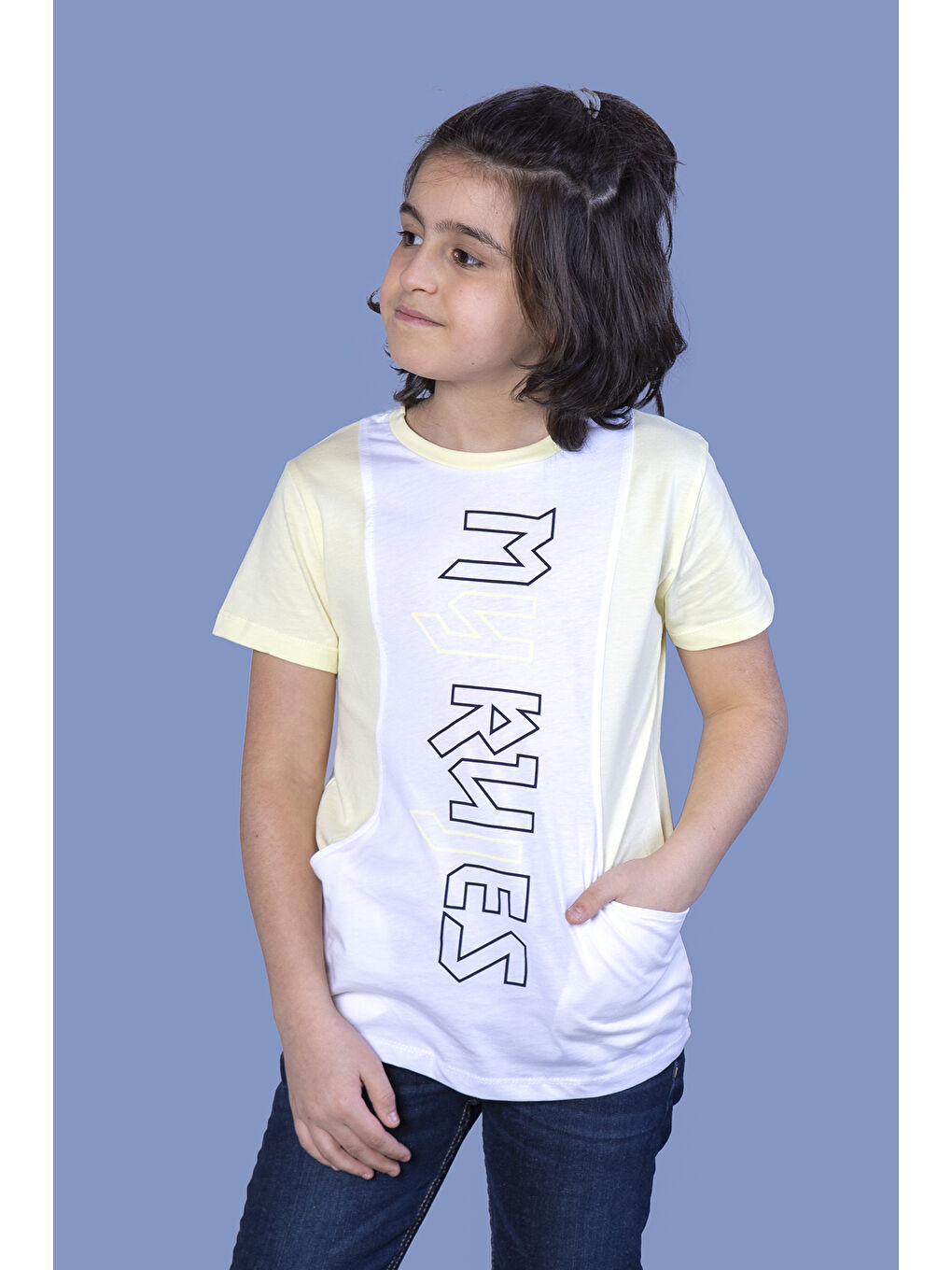 Toontoykids Sarı Erkek Çocuk T-Shirt My Rules Baskılı