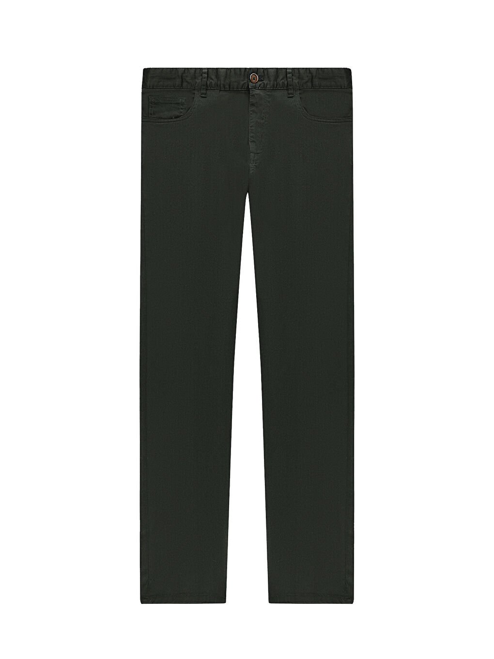 Haki Regular Fit Elastanlı Kanvas / Chino Pantolon-6