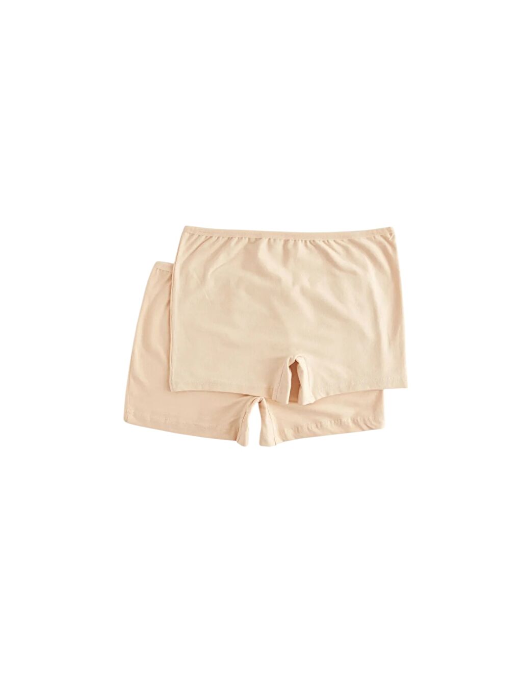 Güneş Bej Kadın Esnek Kumaş 2'li Boxer - 1