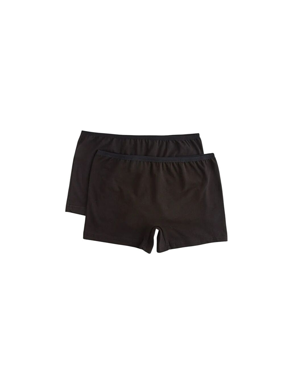 Güneş Siyah Kadın Esnek Kumaş 2'li Boxer
