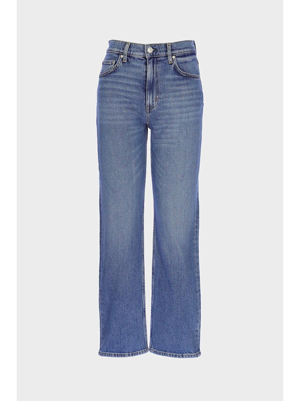 Sydney Orta Mavi Yüksek Bel Slim Fit Jean Pantolon C 4529-091