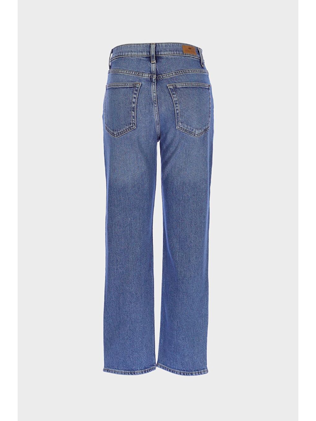 Sydney Orta Mavi Yüksek Bel Slim Fit Jean Pantolon C 4529-091-1