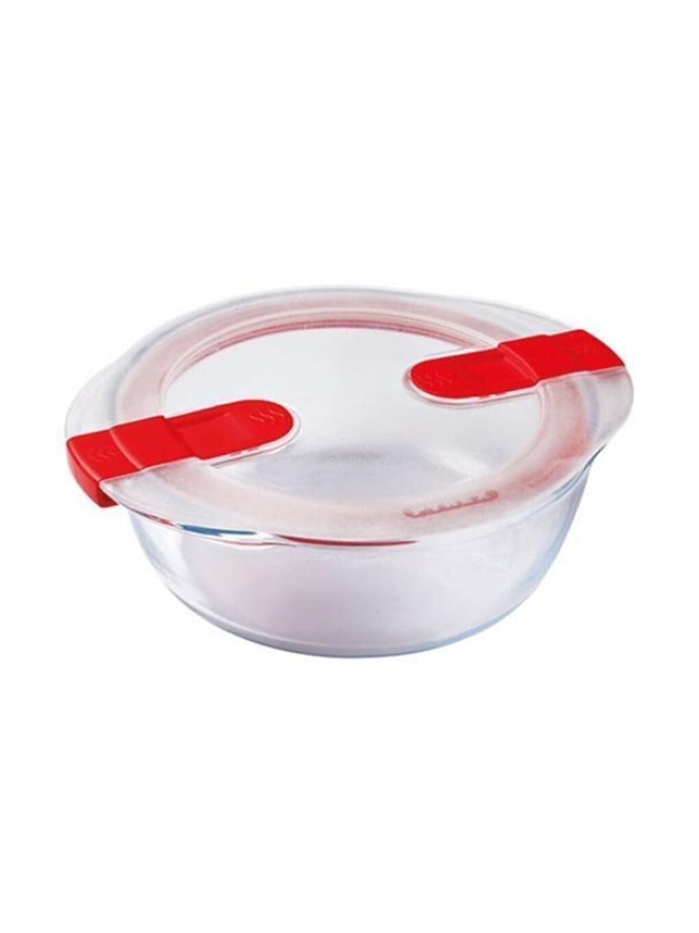 Pyrex Şeffaf Yuvarlak Saklama Kabı Mikrodalga 20x18cm 1lt.