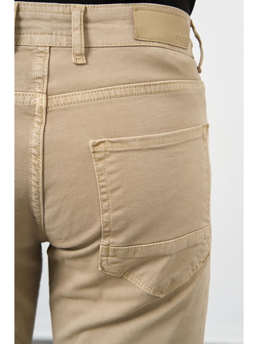 Koyu Bej Pamuklu 5 Cep Casual Slim Fit 5 Cep Pantolon 1003245319-3