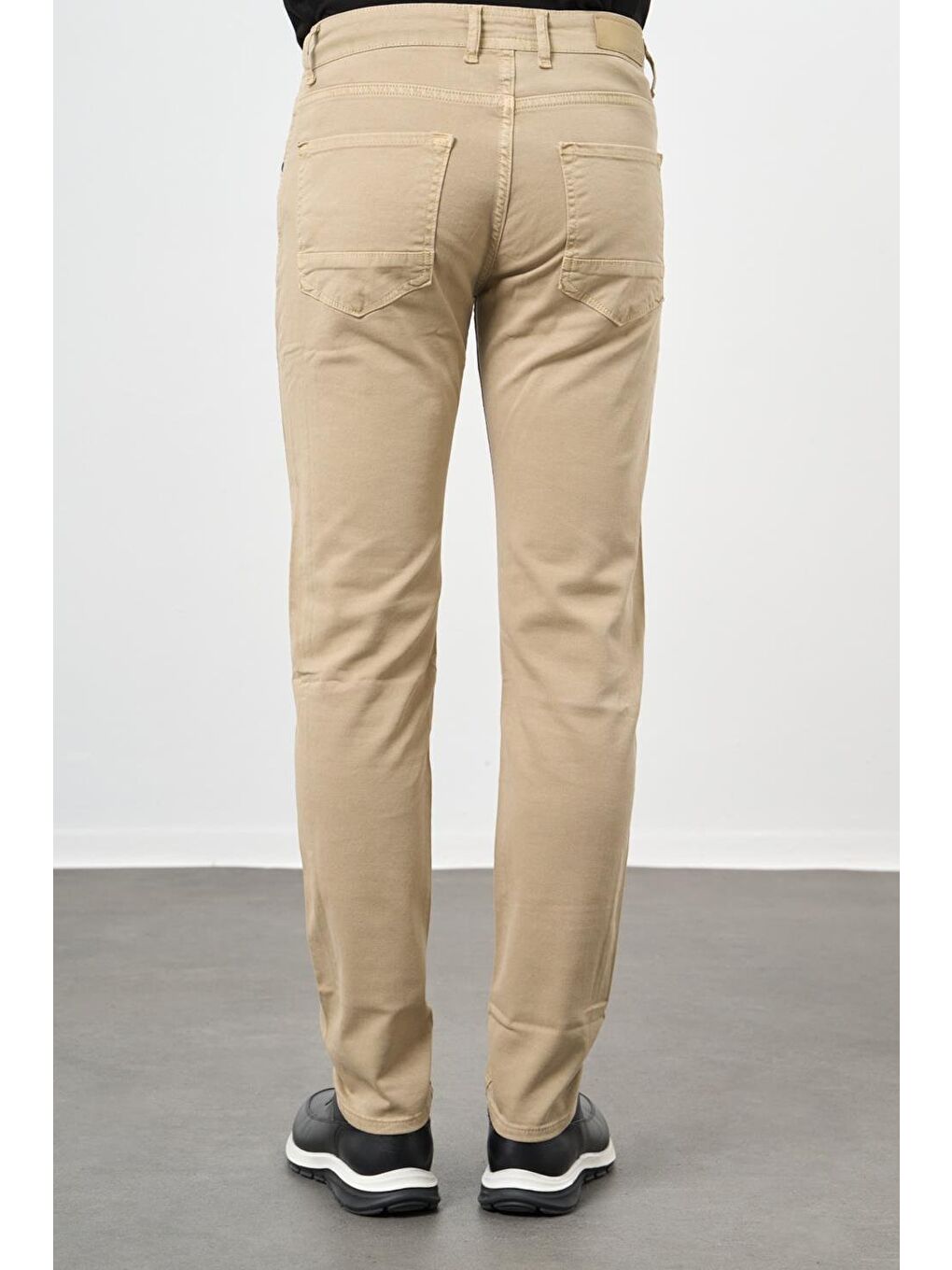 Koyu Bej Pamuklu 5 Cep Casual Slim Fit 5 Cep Pantolon 1003245319-4