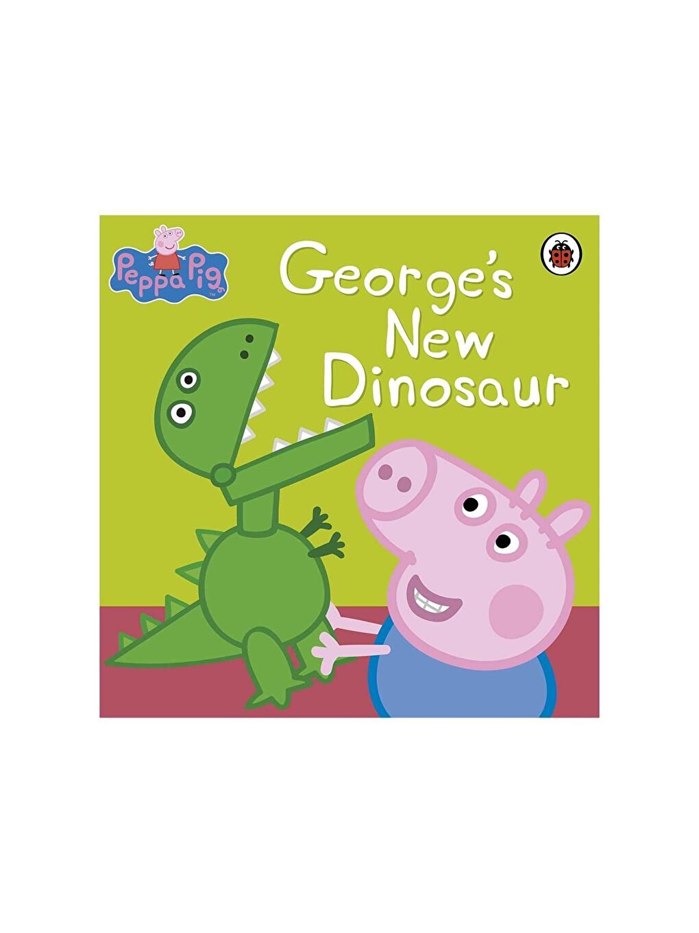 Peppa Pig Beyaz-Renklibaskı : Georges New Dinosaur