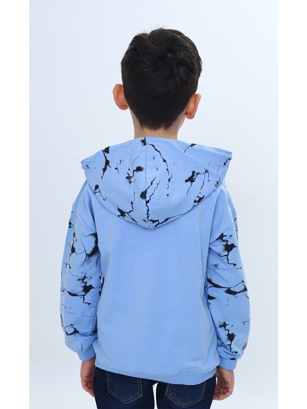 Ekru Erkek Çocuk Great 98 Wiew Yazı Baskılı Sweatshirt-3