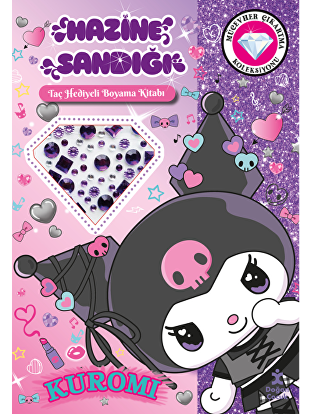 Kuromi – Hazine Sandığı Taç Hediyeli Boyama Kitabı -