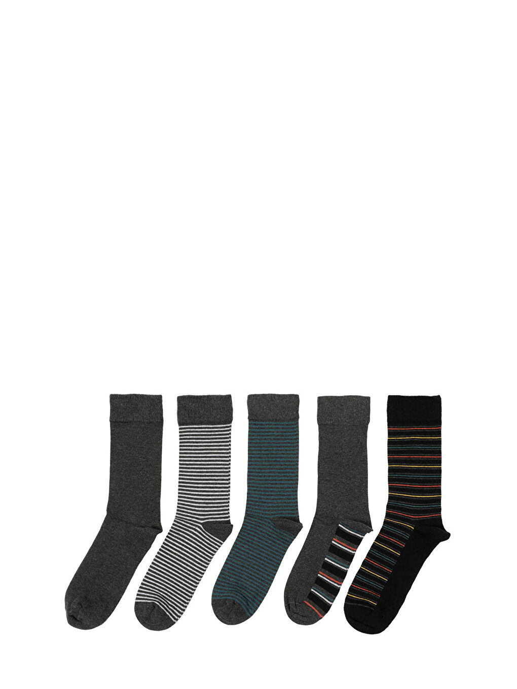 Karışık MS08A 5LI SKT-M 5PR Çok Renkli Erkek Soket Çorap