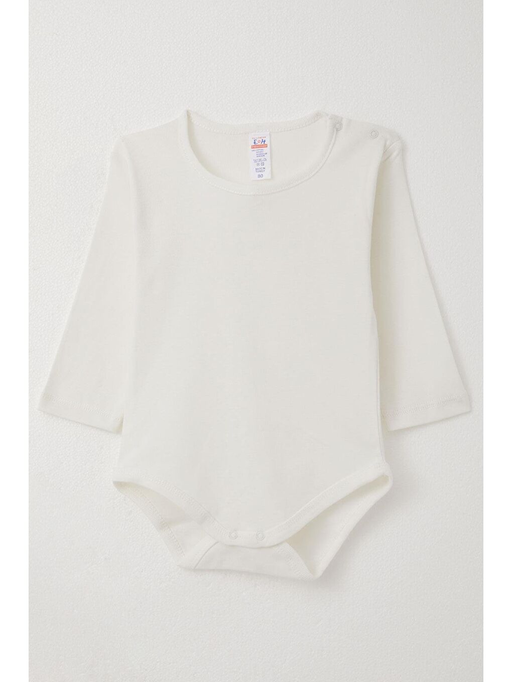 Erkek Bebek Zıbınlı 3 Lü Takım Sevimli Tavşancık Armalı Ekru (4 Ay-1 Yaş)-1