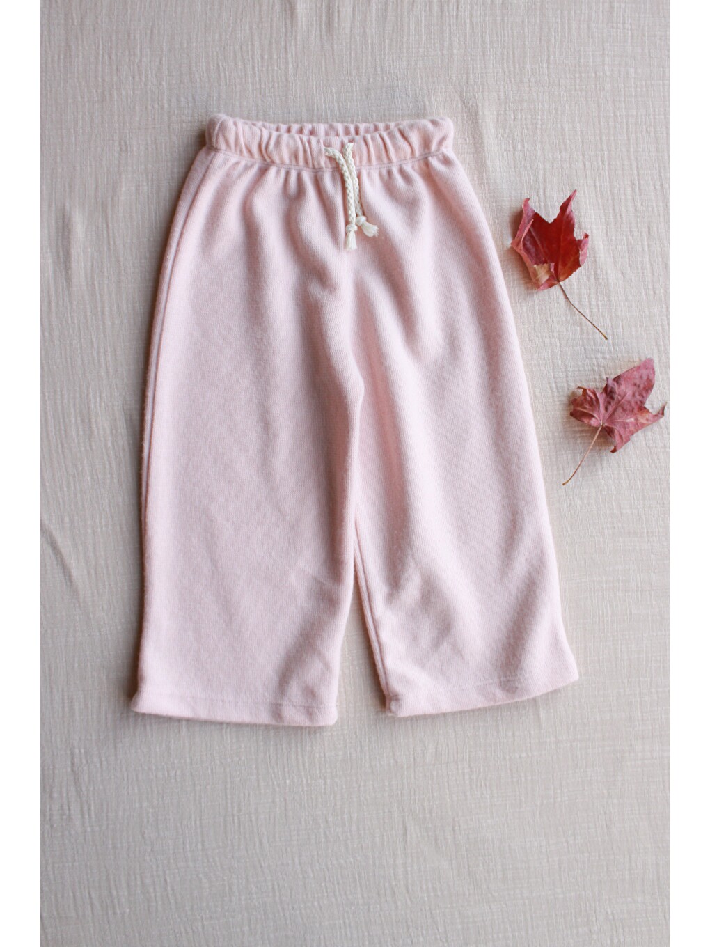 Pembe Pudra Soft Kız Çocuk Pantolon