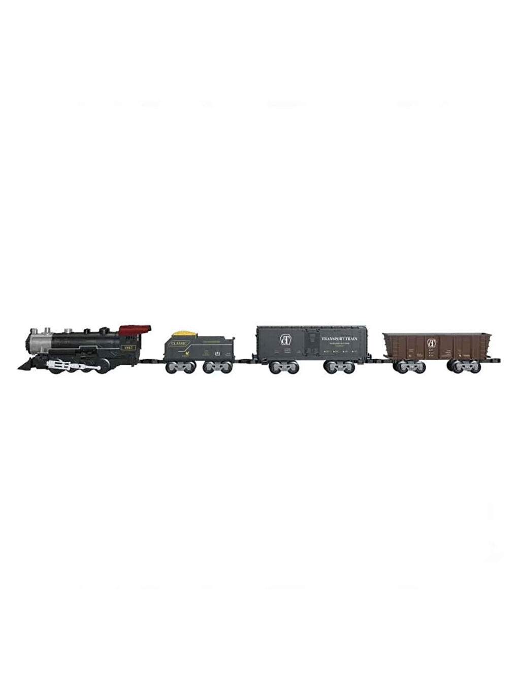 Başel Oyuncak Renksiz Big Scale Classical Steam Train Set  1613C - 1