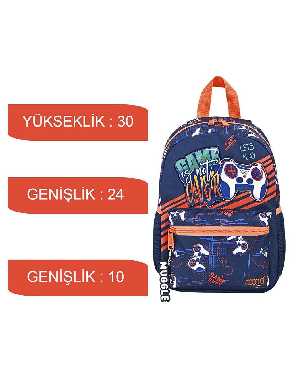 2 Bölmeli Lets Play Anaokulu Çantası+ Beslenme Çantası-2