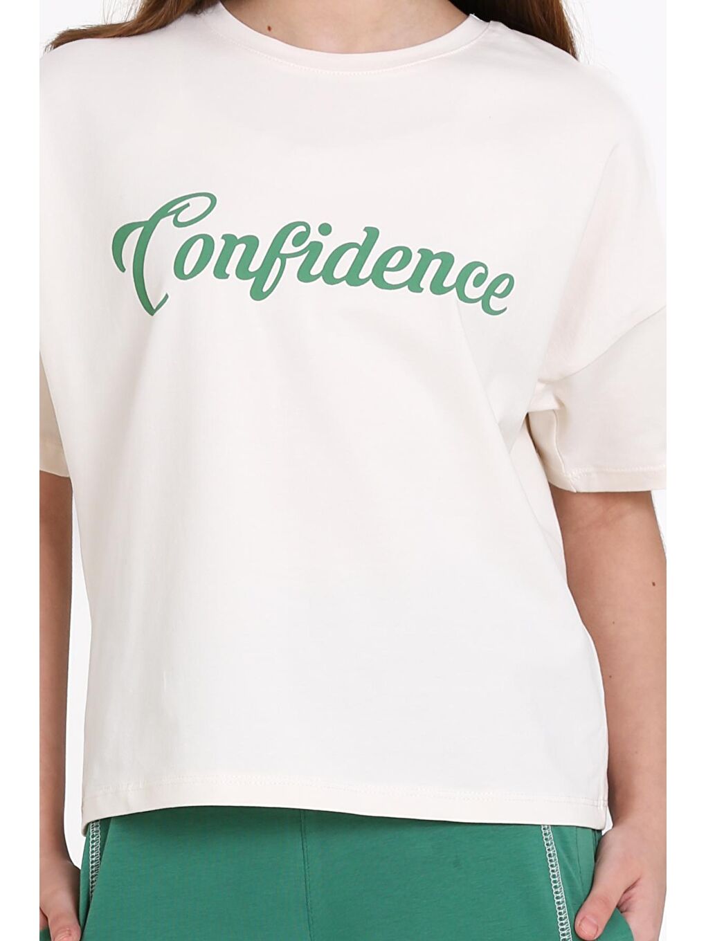 Yeşil Confidence Baskı 8-12 Yaş Takım - 2454-2-2