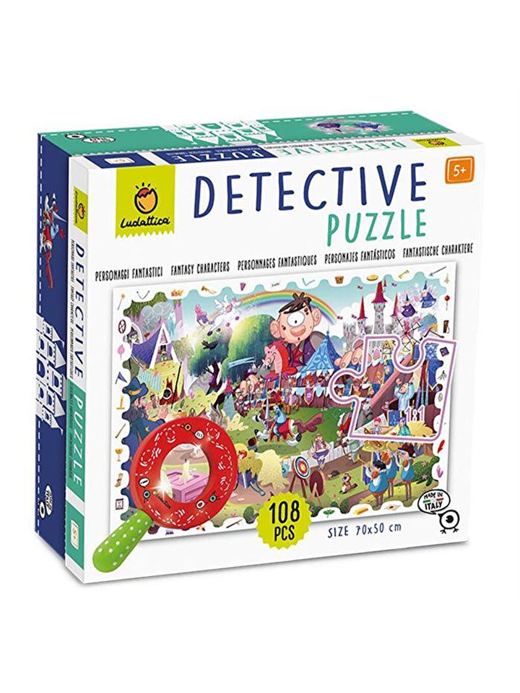 Ludattica Karışık Personaggi Fantastici - Detective Puzzle