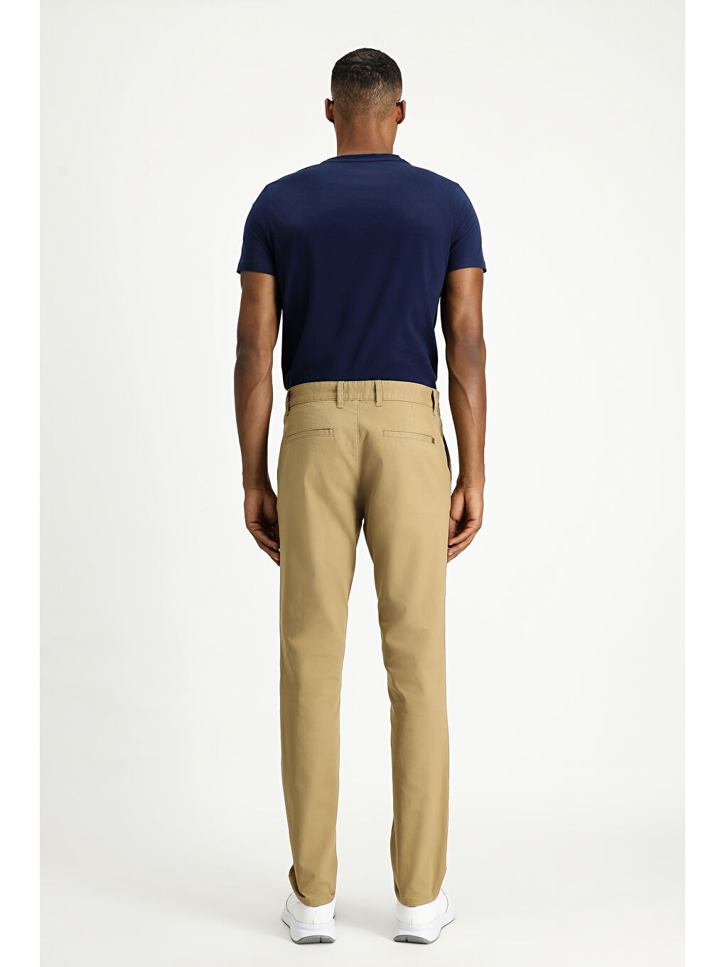 Bej Regular Fit Elastanlı Kanvas / Chino Pantolon-3