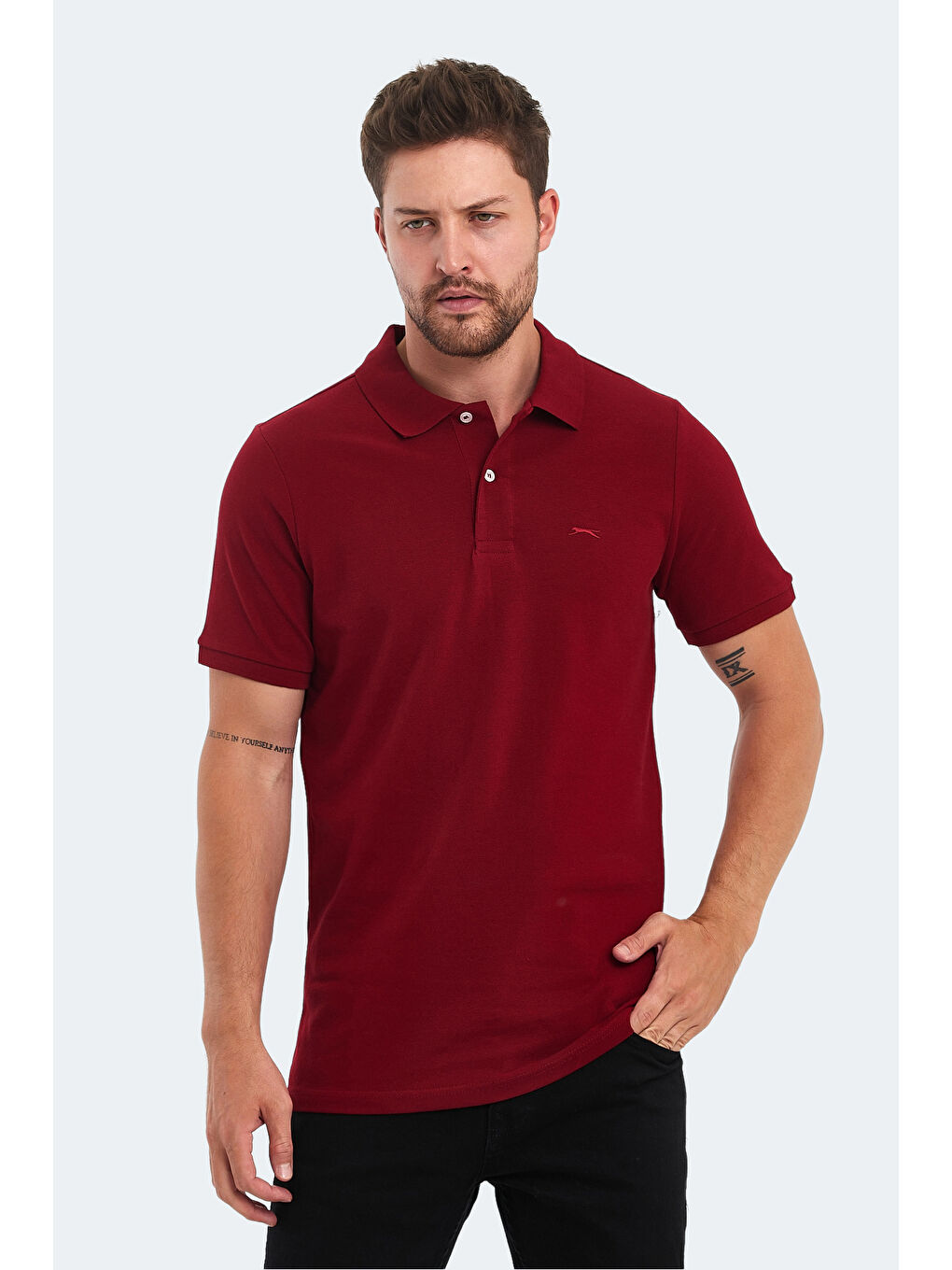 SLAZENGER Bordo SOHO Erkek Tişört Bordo