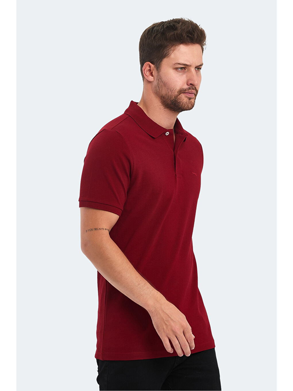 SLAZENGER Bordo SOHO Erkek Tişört Bordo - 2