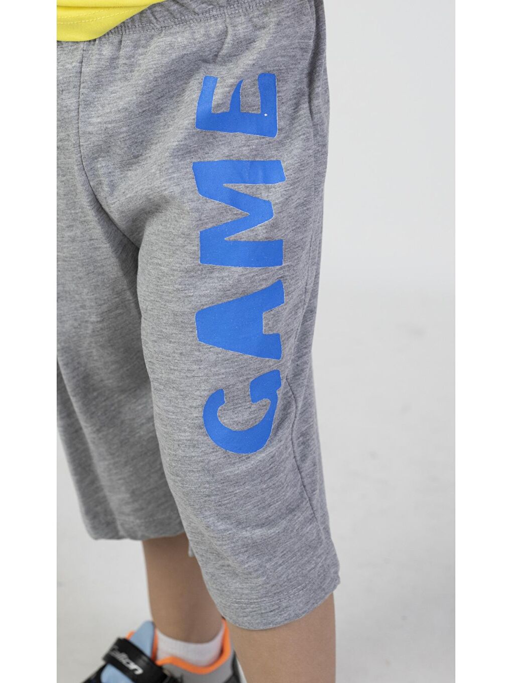 Sarı Erkek Çocuk Game Baskılı  Kısa Kollu Kaprili Basic Takım 2-5 Yaş-5