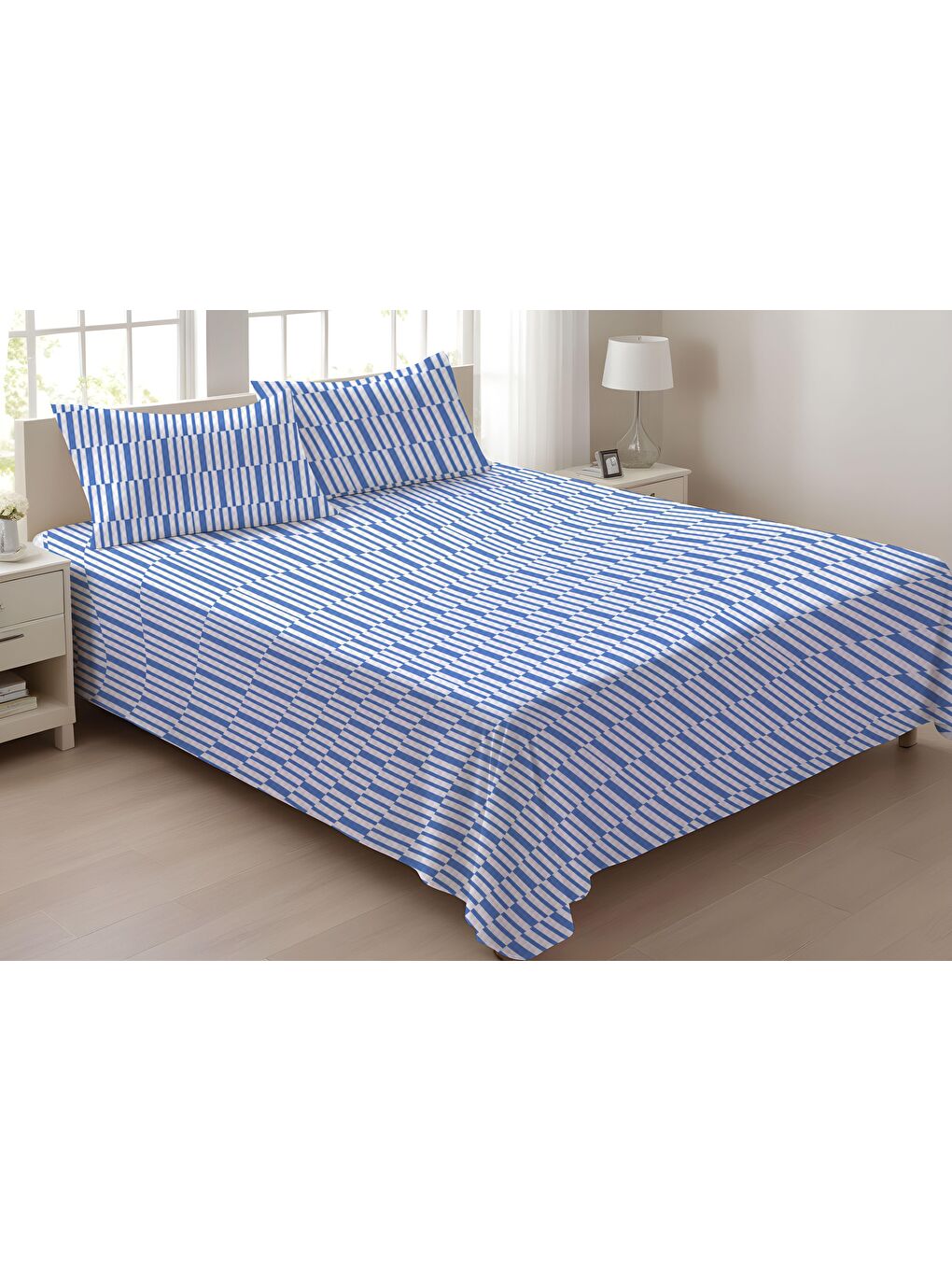 Karışık Desenli Çift Kişilik Baskılı Pike (200x220 Cm)