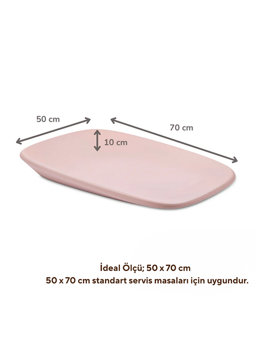 Softy Alt Değiştirme Minderi 70x50cm Pembe-1