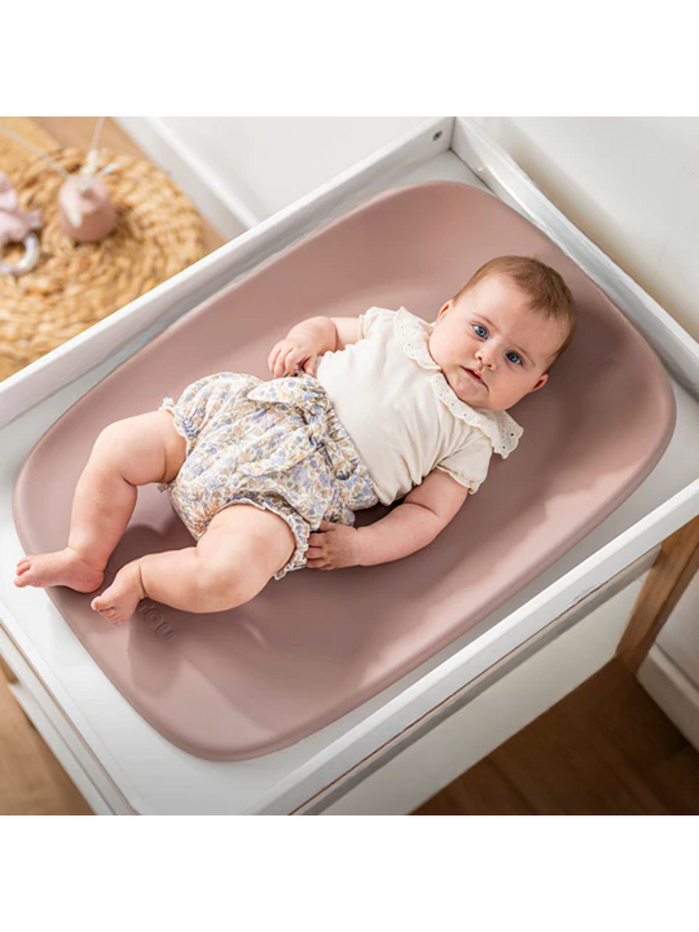 Softy Alt Değiştirme Minderi 70x50cm Pembe-9