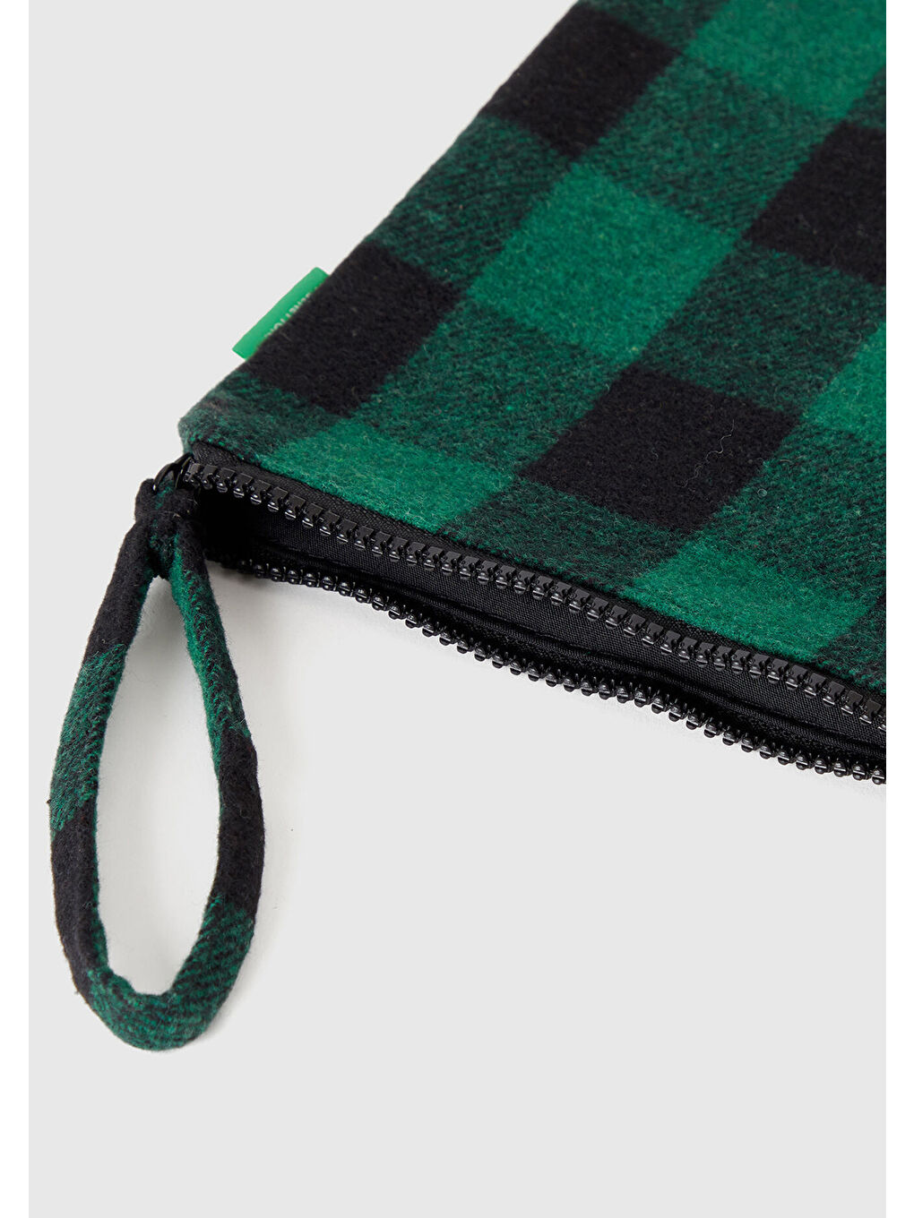 Unisex Yeşil Ekoseli Cüzdan-2