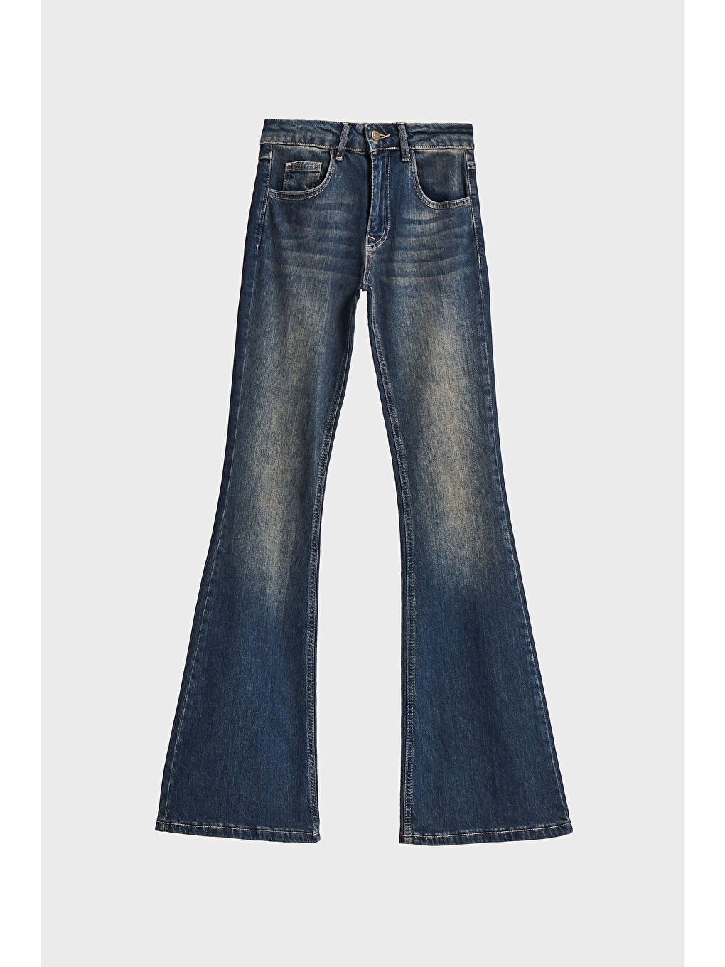 Mavi Kadın T.Kot Rengi 2w5-8 Mid Rise Flare Fit İç Boy 83cm Esnek Kumaş Denim Jean-1