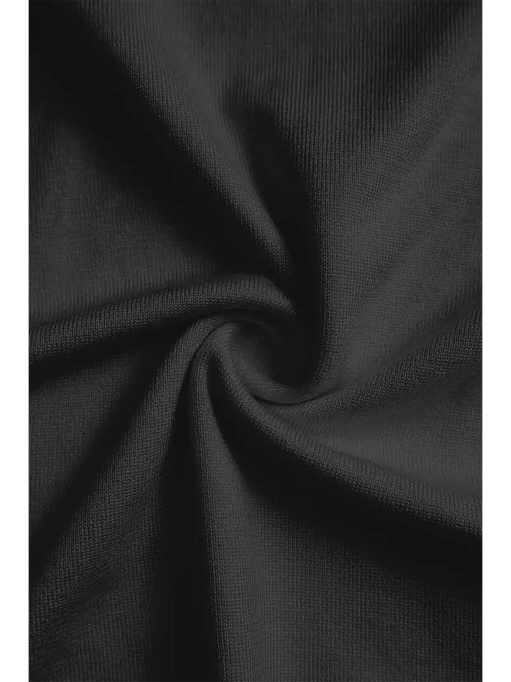 Siyah Roxy Slim Fit Yakası ve Kolu Şeritli Erkek Polo Yaka Triko Kazak-2