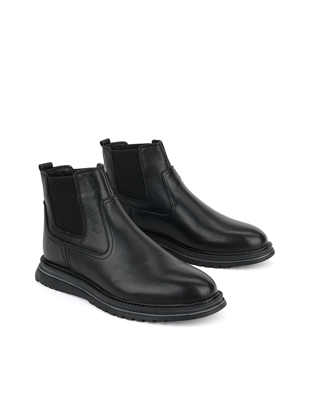 Erkek Hakiki Deri Boots 1631002z3145 Siyah-1