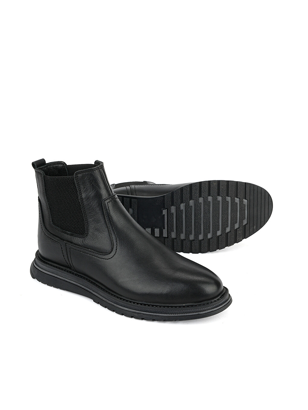 Erkek Hakiki Deri Boots 1631002z3145 Siyah-3