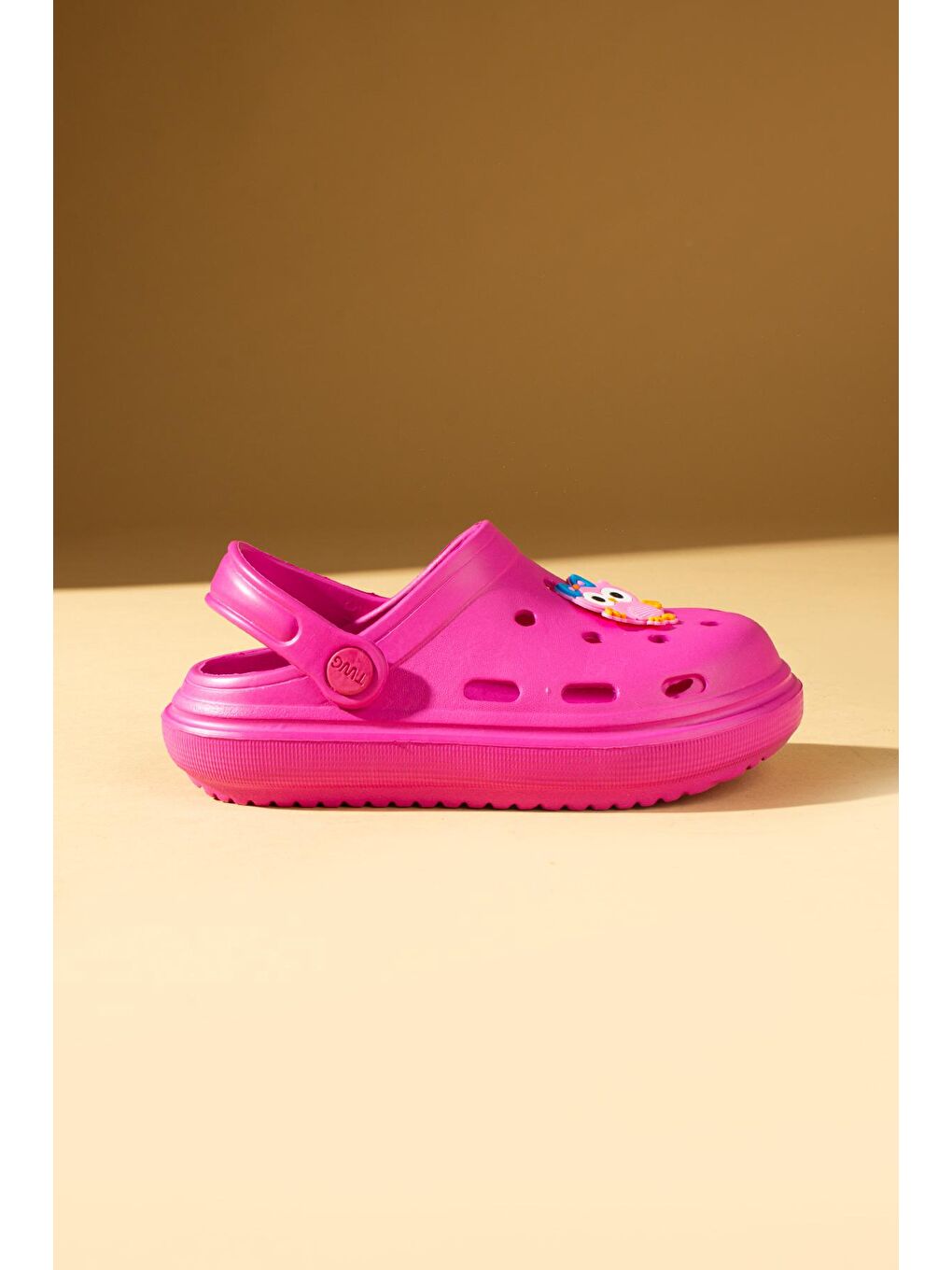 Fuşya Maskotlu Rahat Taban Eva Çocuk  Terlik-2