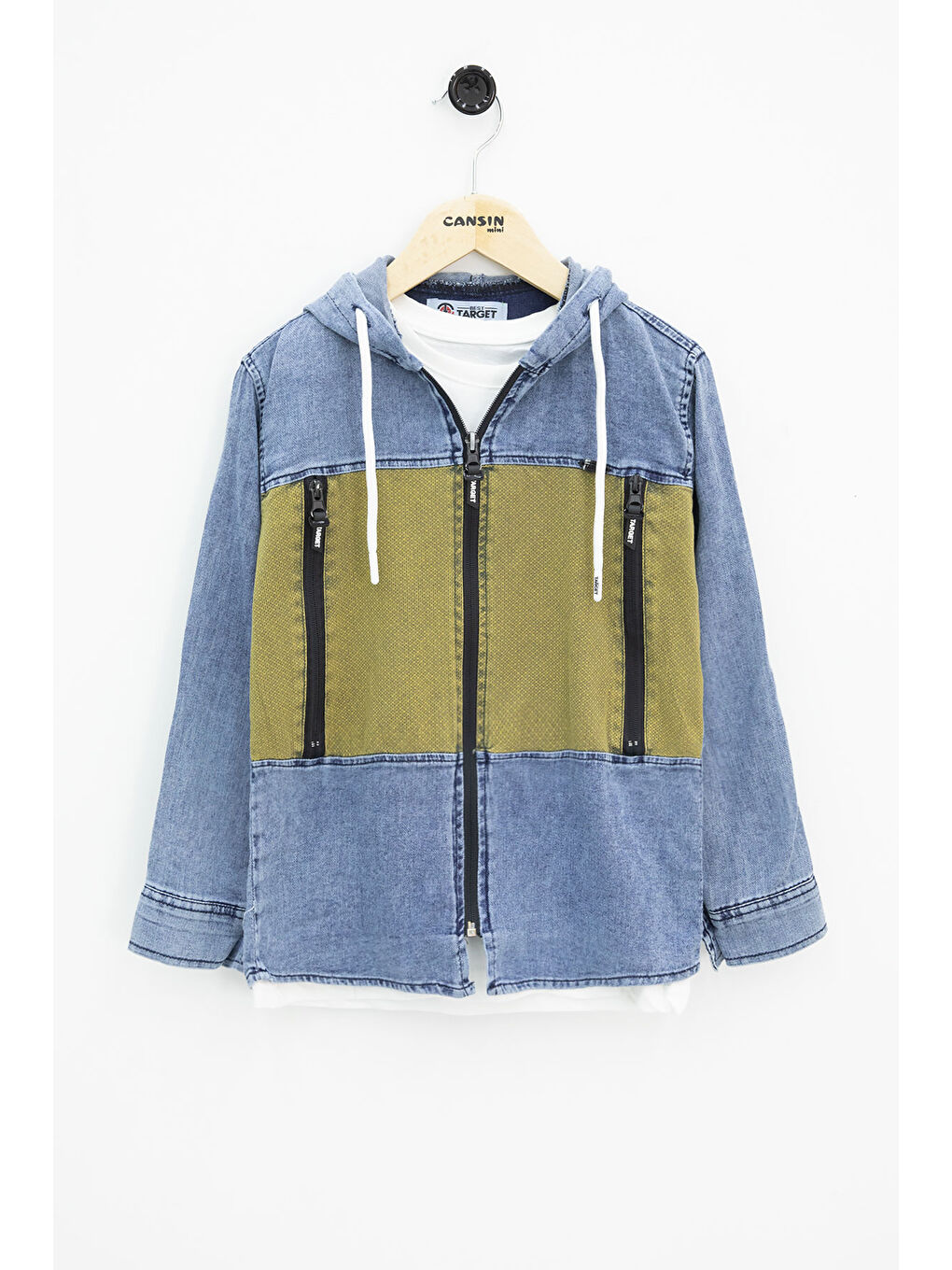 Mavi Erkek Çocuk Jean Ceketli 2'li Takım 21128