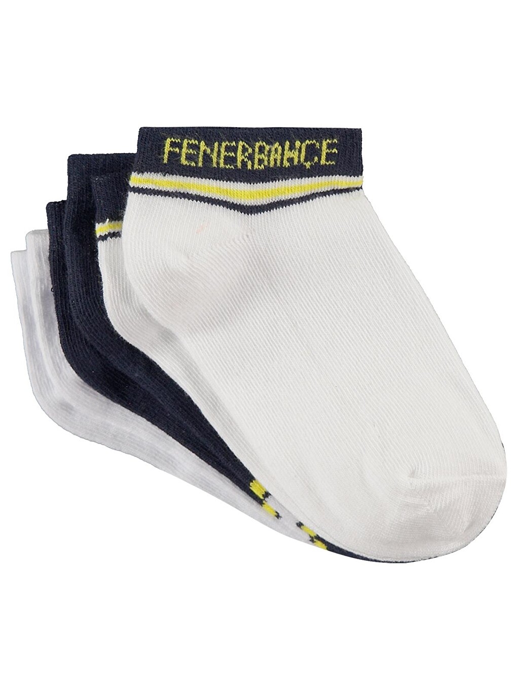 Fenerbahçe 5-11 Yaş Patik Çorap - Beyaz-5