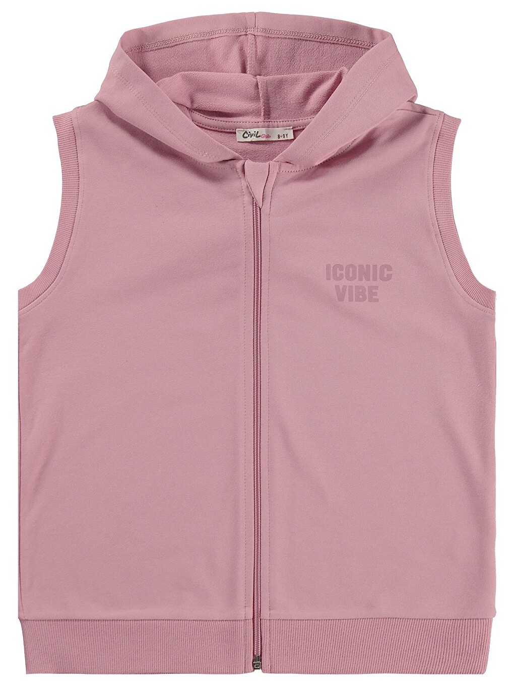 Girls Basic 6-9 Yaş Yelek - Pembe
