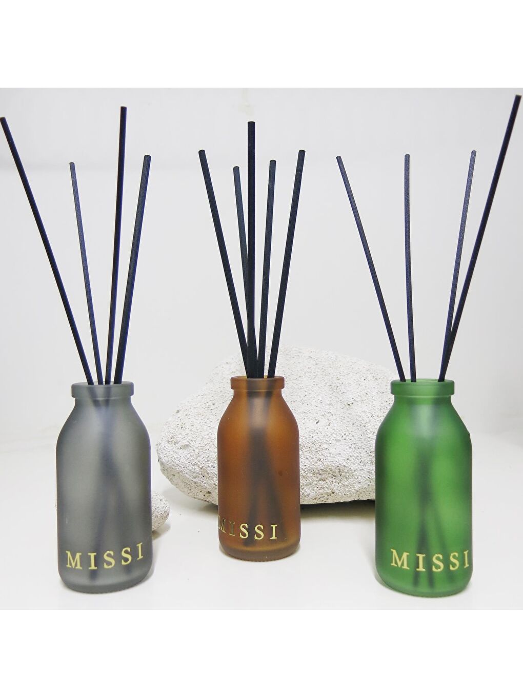 110 cc Kahverengi Cam Şişe Dark Wood Oda Kokusu-2