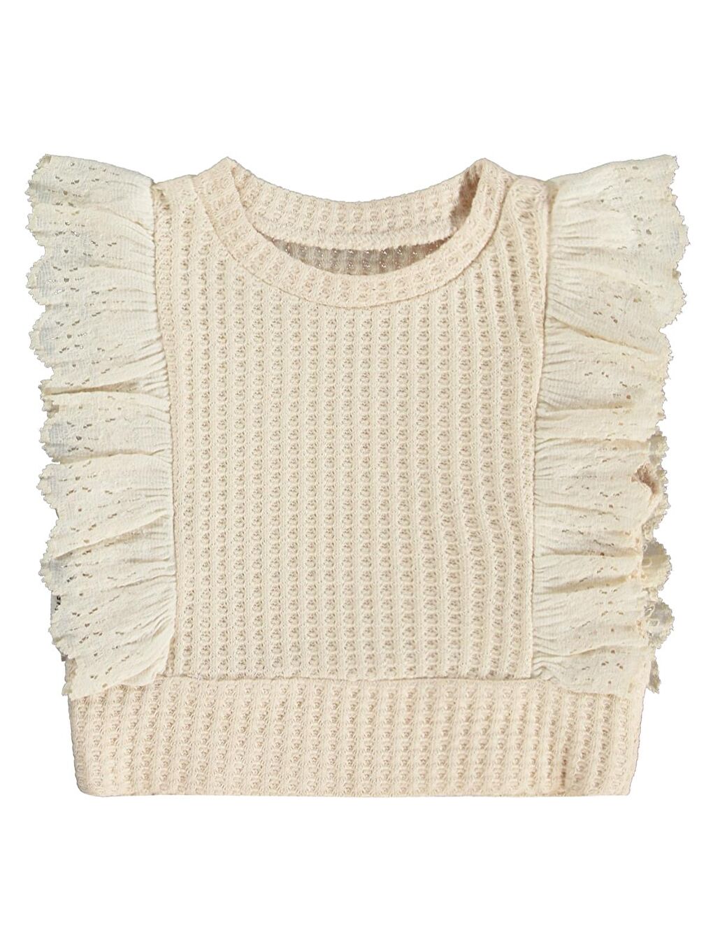 Fırfır Süeterli 3 Lü Jean 6-18 Ay Takım - Pembe 9-12 Ay-1